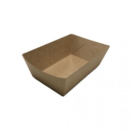 Barqueta Kraft Antigrasa 100 x 60 x 42mm (1.000 uds)