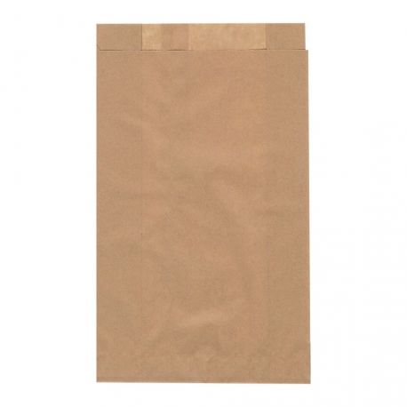 Bolsas Antigrasa Kraft 14 + 6 x 25cm (1.000 uds)