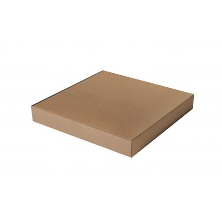 [CAPZFR000026] Caja Pizza modelo Kraft 260 x 260 x 40mm (100 uds)