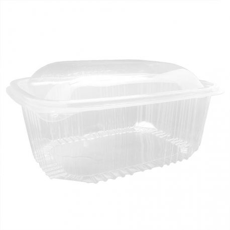 [ERPEOV000031] Tarrinas Ovaladas rPET Tapa alta 2000ml 225 x 185 x 117mm (200 uds)