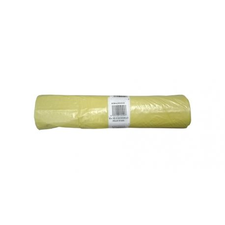 [BOBALD000045] Bolsas de basura amarillas para cubos de 100 Litros 85 x 105cm (40BOx10: 400 uds)