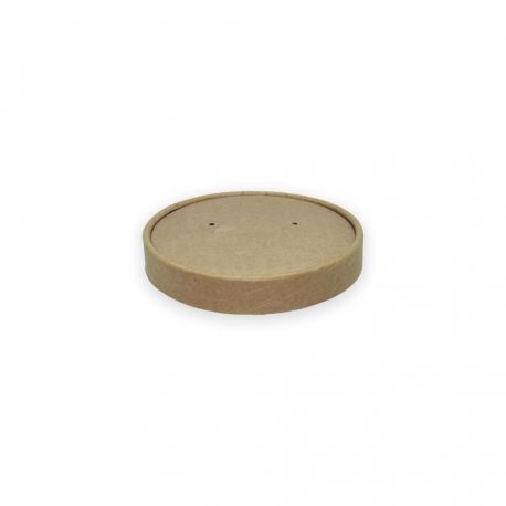 [TAERPA000017] Tapa Envases para sopas full kraft Ø96mm (500 uds)