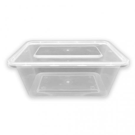 [ERPPIN000001] Envase Transparente PP inyectado 1000ml 170 x 118 x 70mm (300 uds)