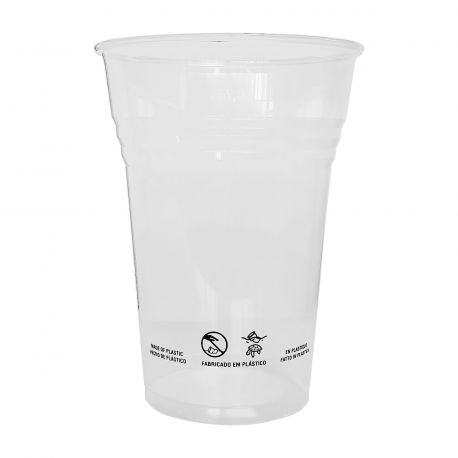 [VASPPREU1000] Vasos PP reutilizables Transparente 1000ml (500 uds)