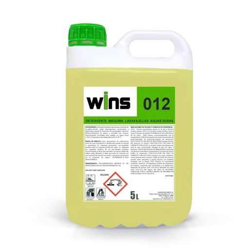 [L301G05014] DETERGENTE AUTO AGUAS DURAS 012 5L WINS